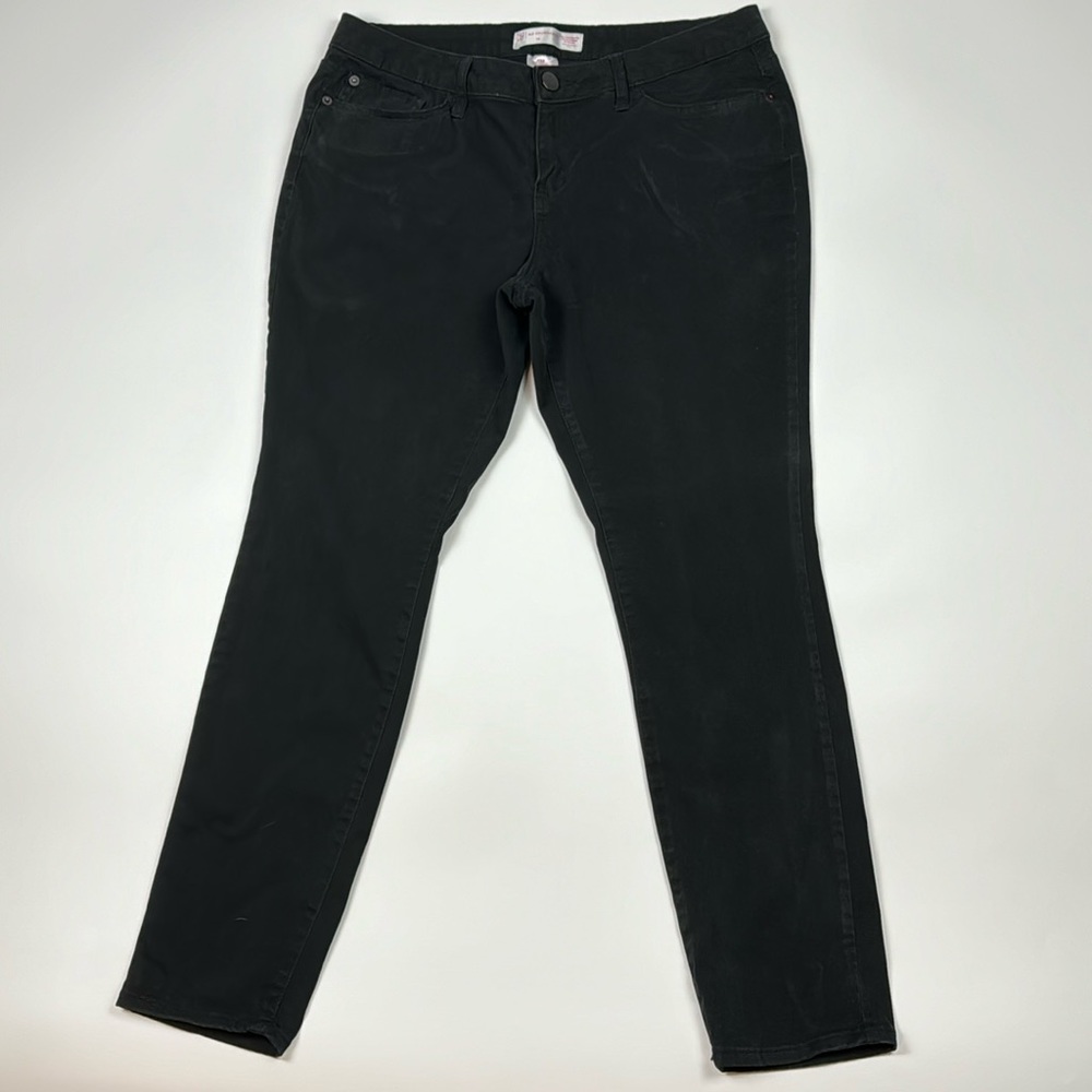NO BOUNDARIES™️ Juniors' Size 15 Black Stretch Straight Leg Jeans